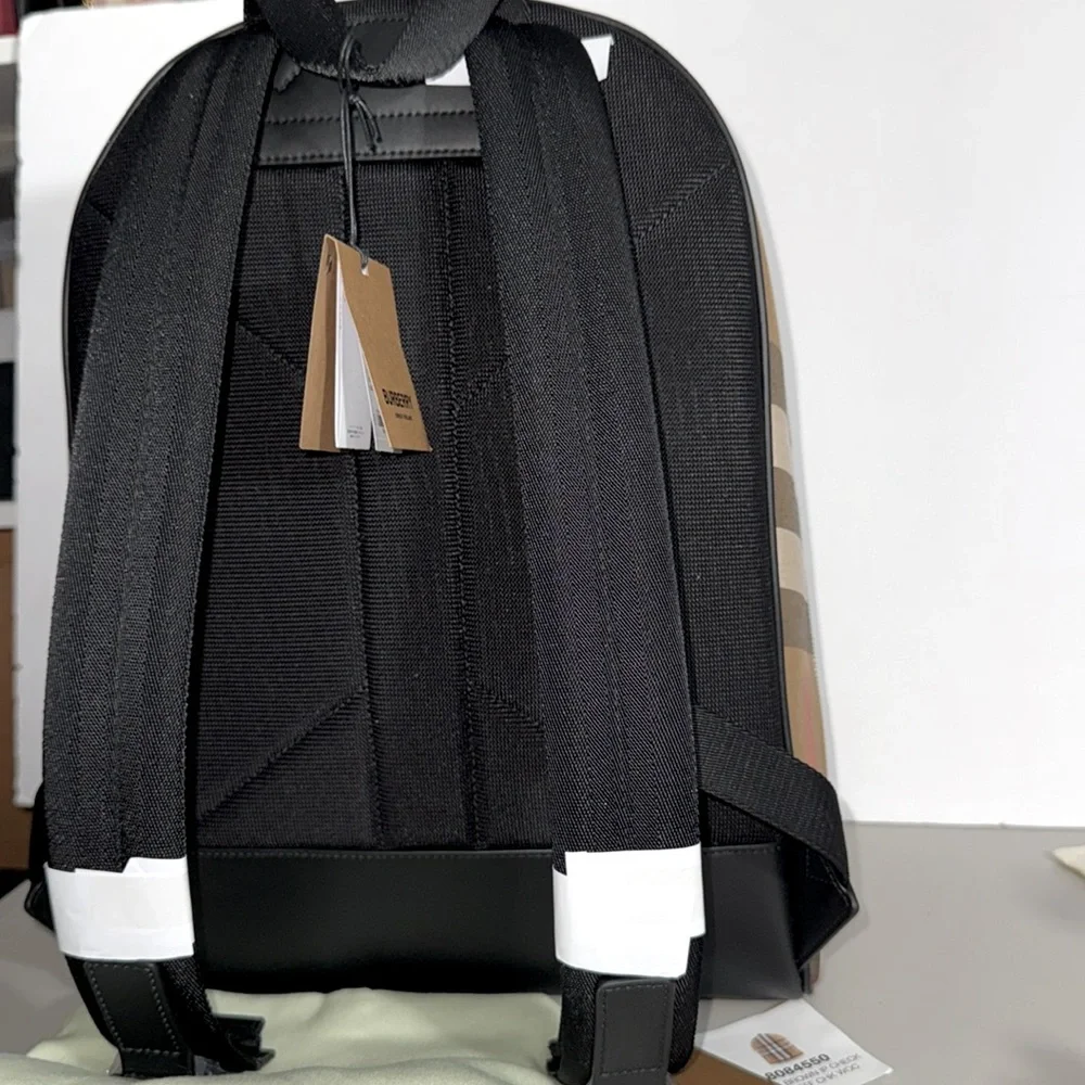NEW $1350 BURBERRY NEW NOVA CHECK BACKPACK FULL SIZE CLASSIC LARGE
